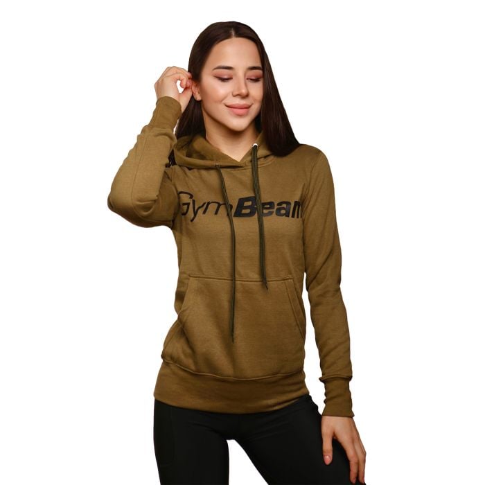 Women‘s Hoodie Athlete Military Green - GymBeam M
