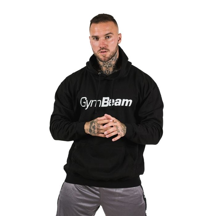 Hanorac PRO Hoodie Black - GymBeam L
