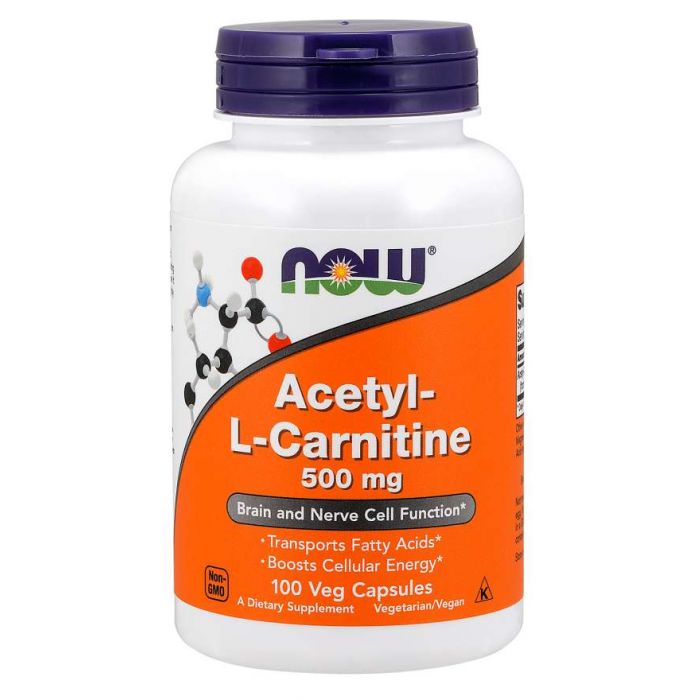 Acetil L-Carnitină 500 mg - NOW Foods