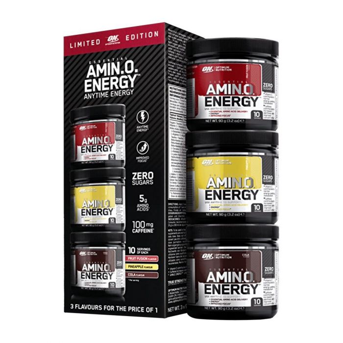 Aminoacizi Amino Energy 3 x 90 g - Optimum Nutrition
