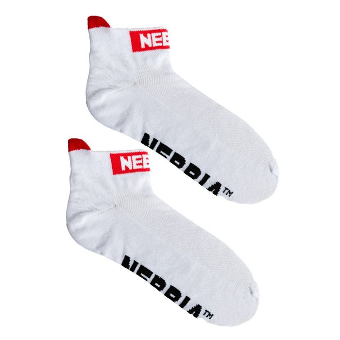 Șosete Ankle Socks Smash It White - NEBBIA