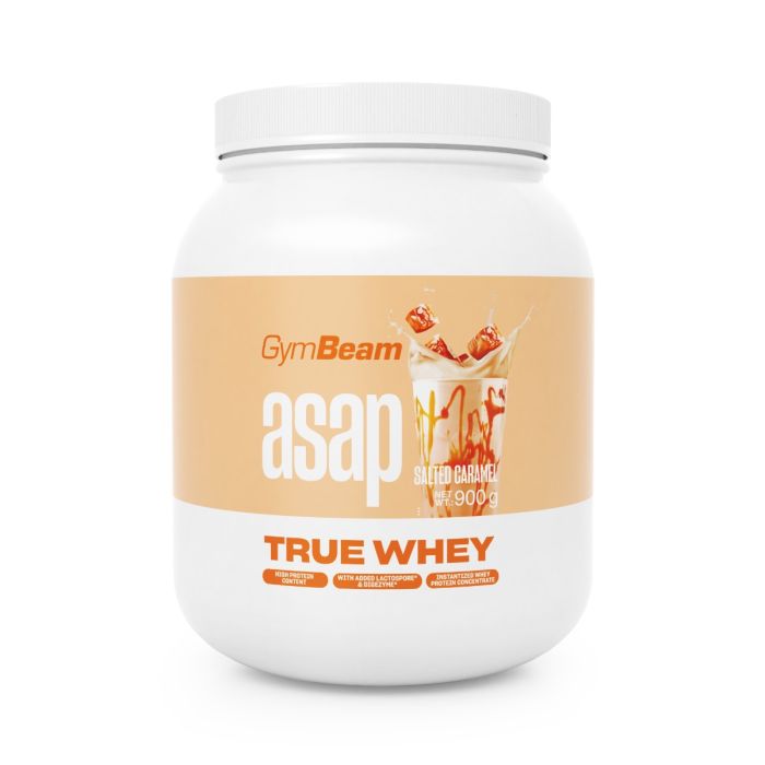 ASAP True Whey - GymBeam 900 g - caramel sărat