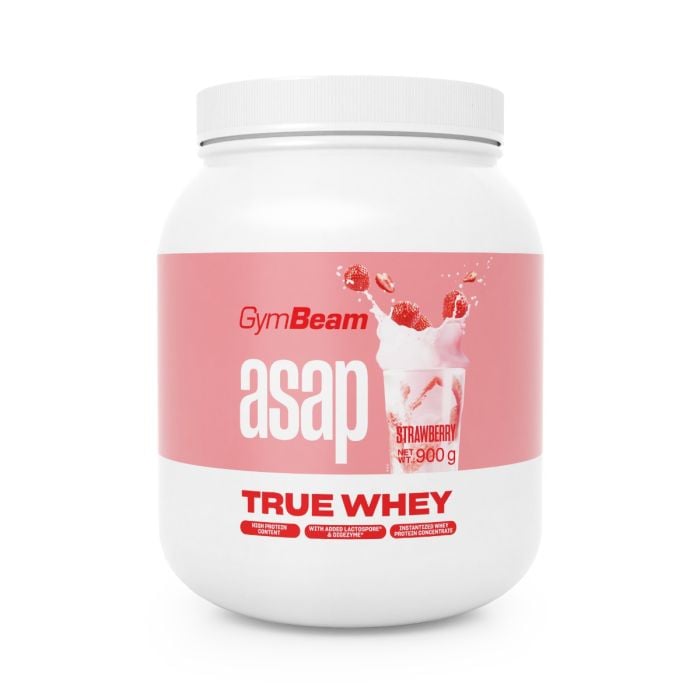 ASAP True Whey - GymBeam 900 g - căpșuni 