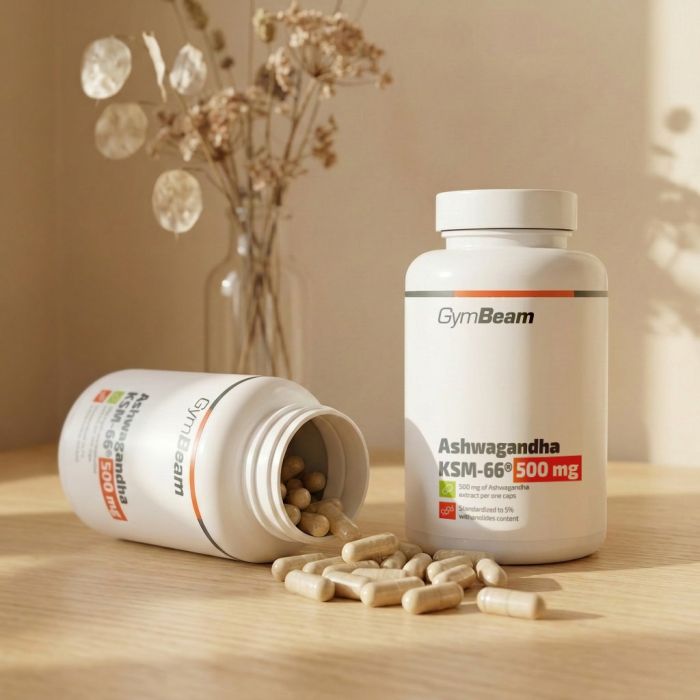 Ashwagandha KSM-66® 500mg - GymBeam 90 caps.
