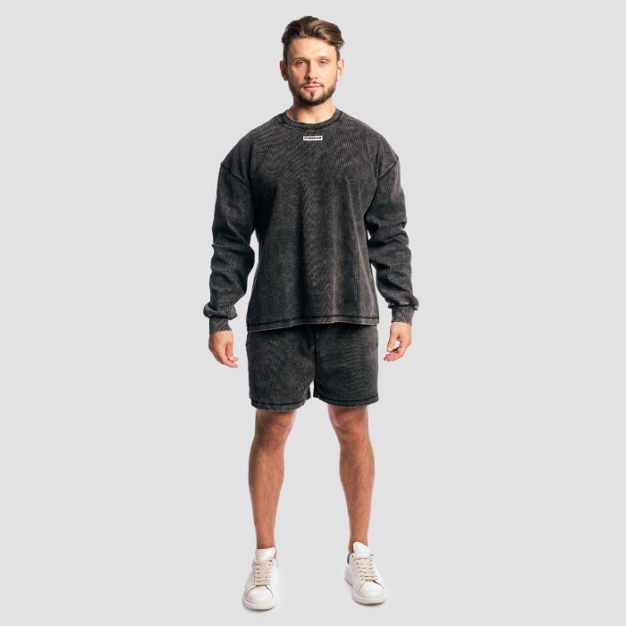 Hanorac Aura Jumper Washed Black - GymBeam M