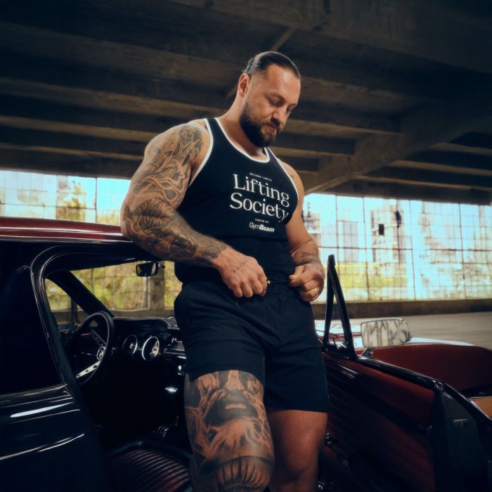 Pantaloni scurți Base Black - GymBeam M