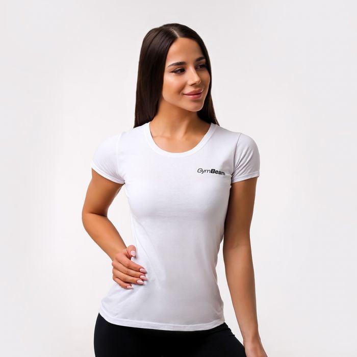 Tricou pentru femei Basic White - GymBeam