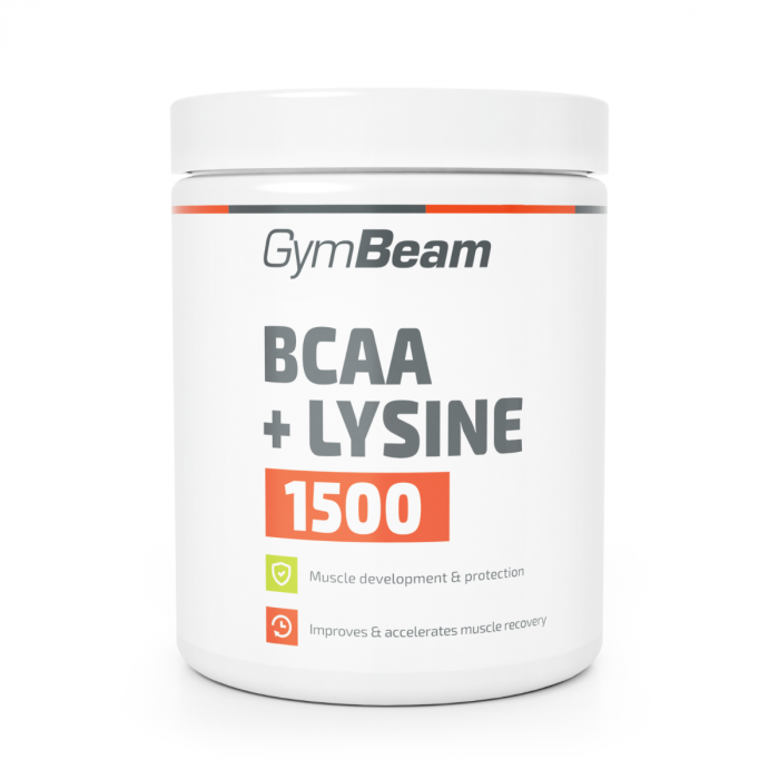BCAA 1500 + Lizină - GymBeam