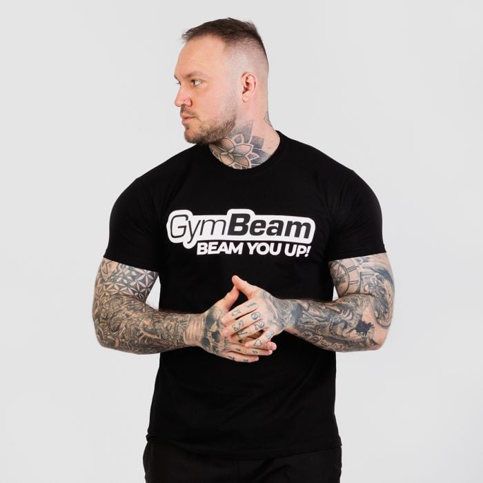 Tricou Beam Black - GymBeam