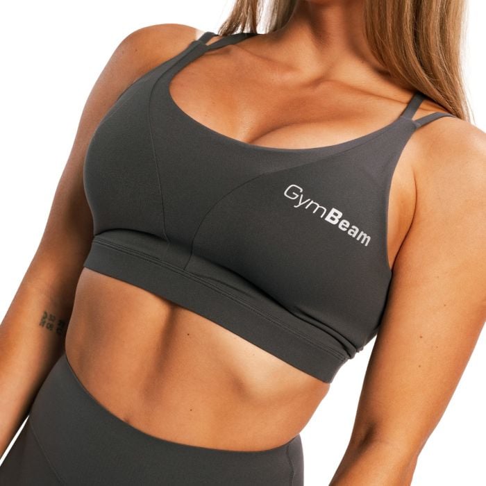 Sutien sport BEAT Charcoal - GymBeam M