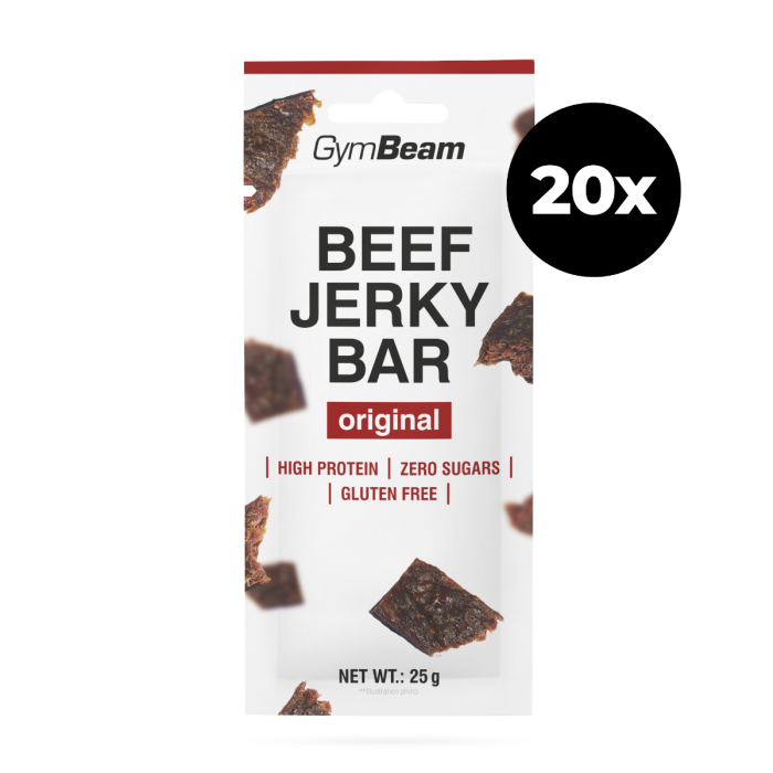 Beef Jerky Bar - GymBeam 25 g - original