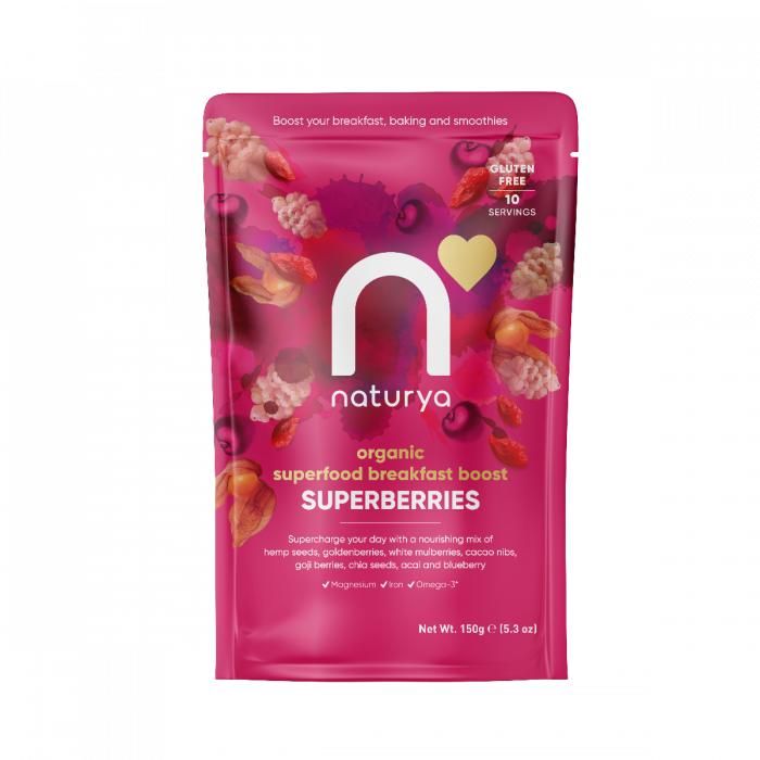 Amestec pentru micul dejun Superfood Breakfast Boost Superberries - Naturya