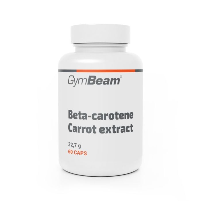 Beta-caroten (extract de morcov) - GymBeam 60 caps.