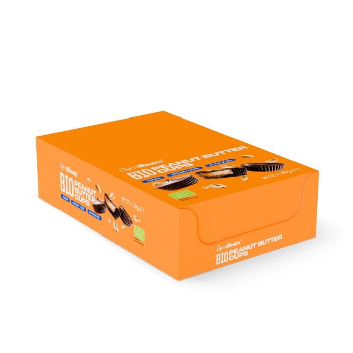 BIO Cupe cu unt de arahide - GymBeam 39 g