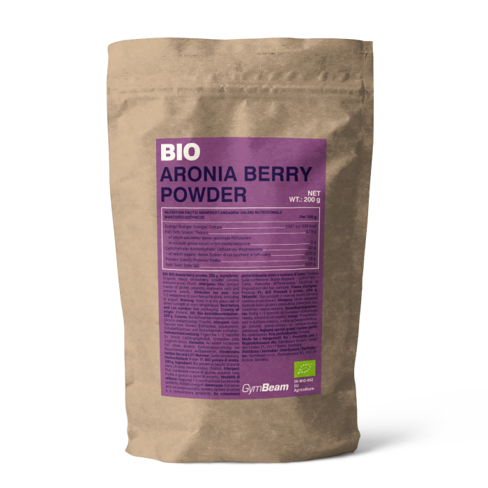 BIO Pudră de aronia - GymBeam 200 g