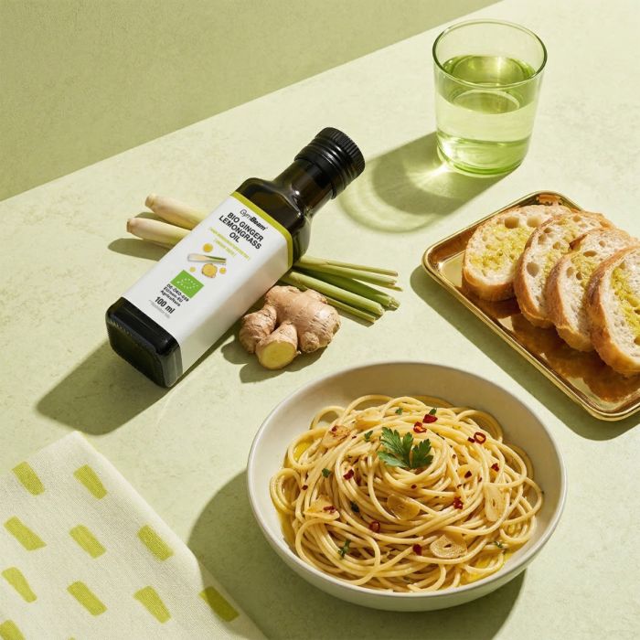 BIO Ulei de ghimbir și lemongrass - GymBeam 100 ml