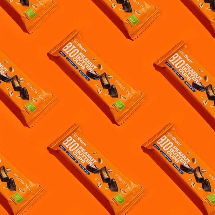 BIO Cupe cu unt de arahide - GymBeam 39 g