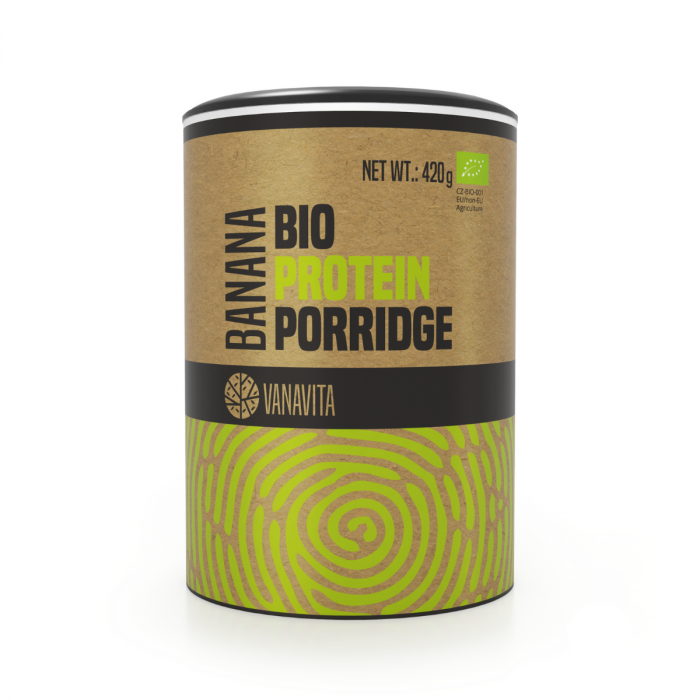 BIO Protein Porridge - VanaVita 420 g - ciocolată