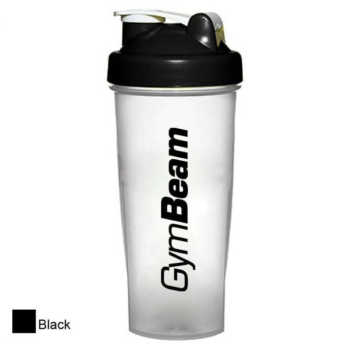 Shaker Blend Bottle transparent-negru 700 ml - GymBeam