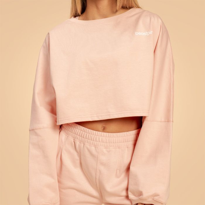 Hanorac pentru femei Cropped Bliss Pink - BeastPink M