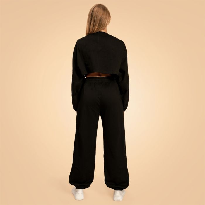 Pantaloni sport pentru femei Bliss Black - BeastPink S