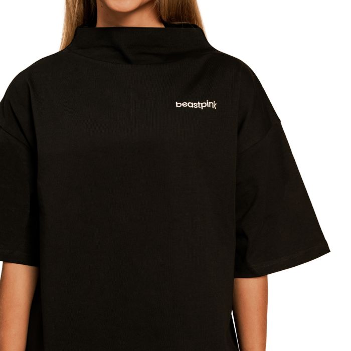 Tricou pentru femei Oversized Bliss Black - BeastPink M
