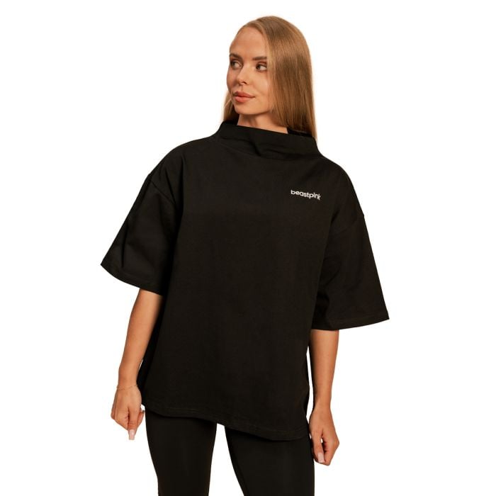 Tricou pentru femei Oversized Bliss Black - BeastPink M