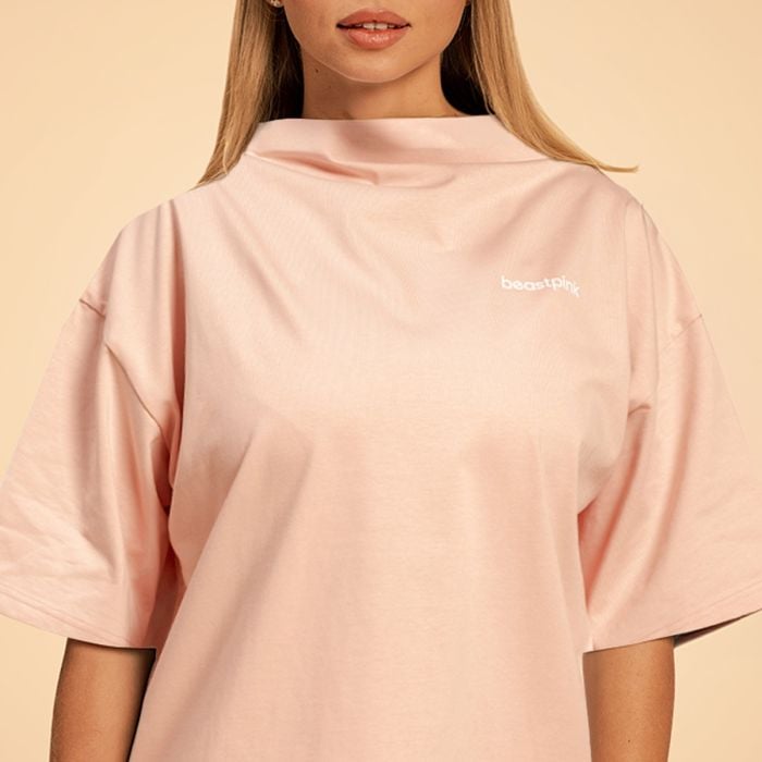 Tricou pentru femei Oversized Bliss Pink - BeastPink M