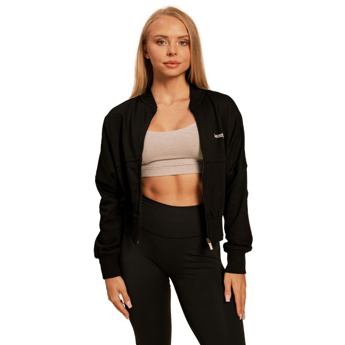 Hanorac pentru femei Zip-Up Bliss Black - BeastPink L