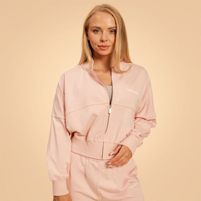 Hanorac pentru femei Zip-Up Bliss Pink - BeastPink XL