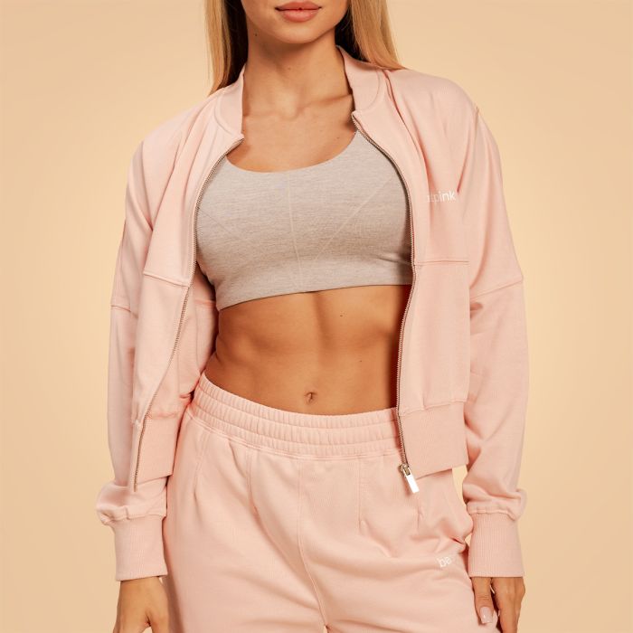 Hanorac pentru femei Zip-Up Bliss Pink - BeastPink XL