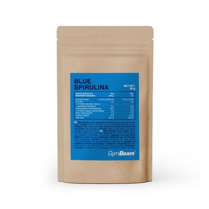 Spirulină albastră - GymBeam 30 g