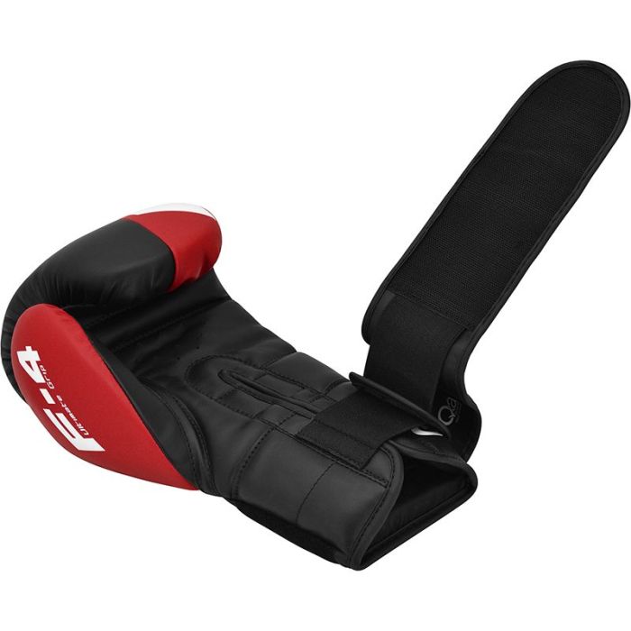 Mănuși de box F4 HOOK & LOOP Red - RDX 16 OZ