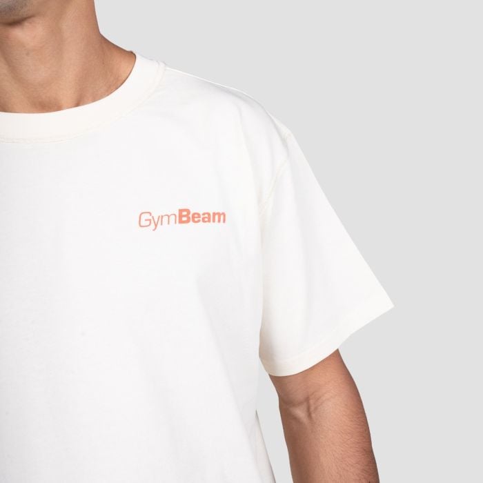 Tricou Budapest Cream - GymBeam XXL