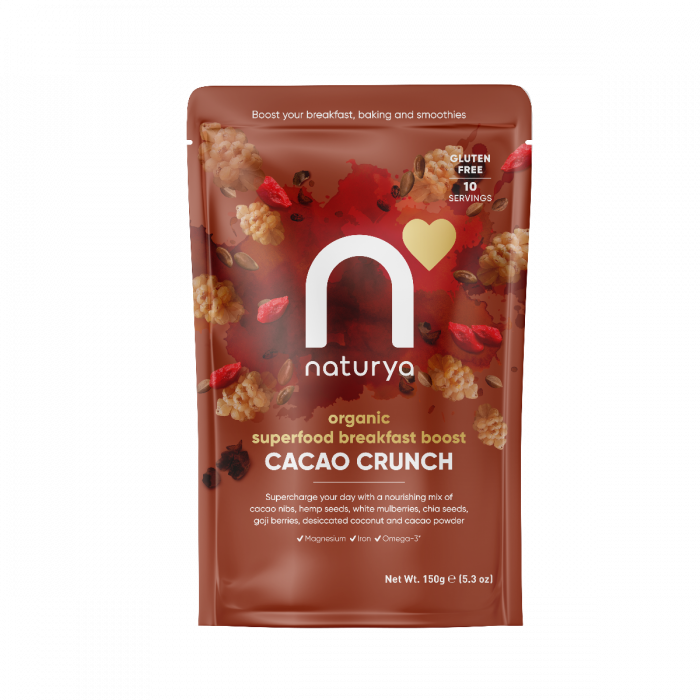 Amestec pentru micul dejun Superfood Breakfast Boost Cacao Crunch - Naturya