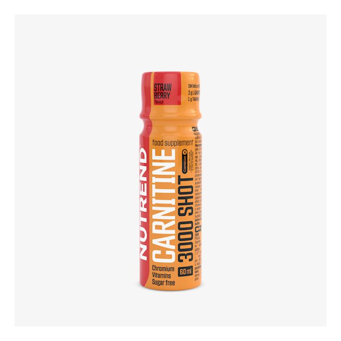 Carnitine 3000 Shot - Nutrend 60 ml - căpșuni