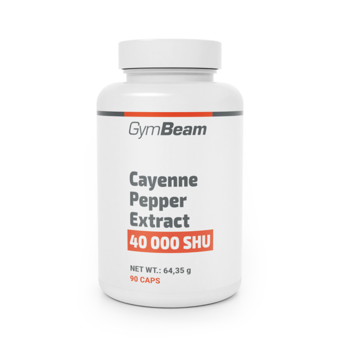 Extract de piper cayenne - GymBeam 90 caps.