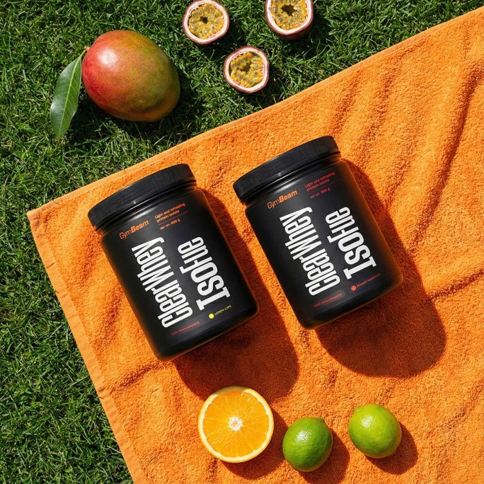 Clear Whey IsoFue - GymBeam 500 g - pepene roșu