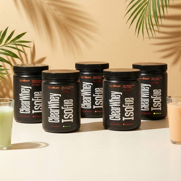Clear Whey IsoFue - GymBeam 500 g - pepene roșu