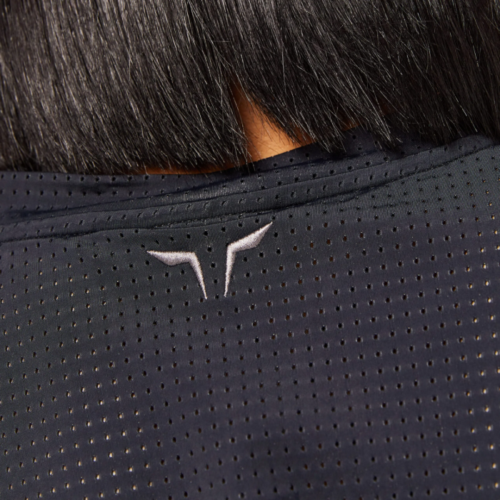 Tricou pentru femei Code V Neck Cropped Black - SQUATWOLF 