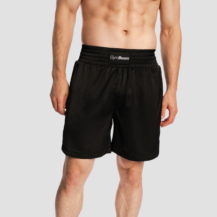 Pantaloni scurți Boxing Combat Black - GymBeam XXL