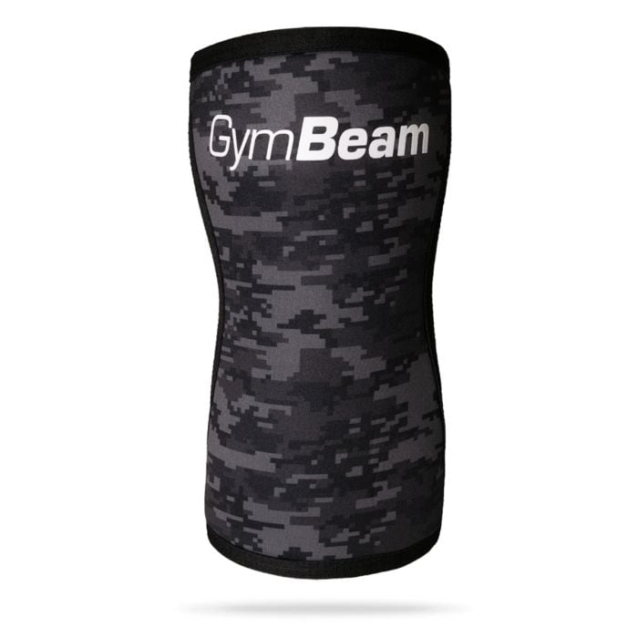Bandaj din neopren pentru genunchi Conquer Camo - GymBeam L