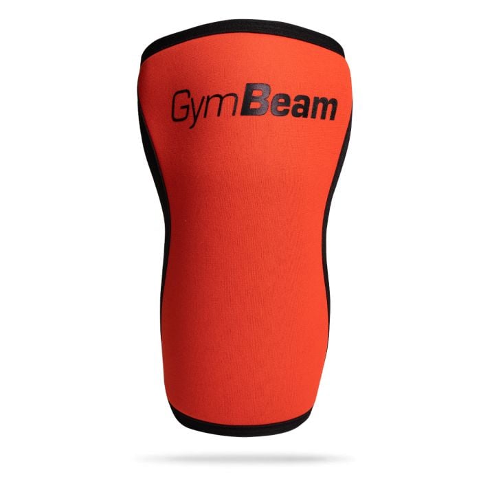 Bandaj din neopren pentru genunchi Conquer Red - GymBeam M