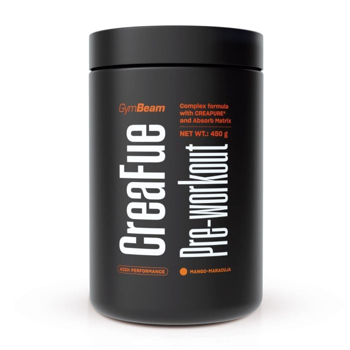 CreaFue Pre-workout - GymBeam 450 g - lămâie şi lime