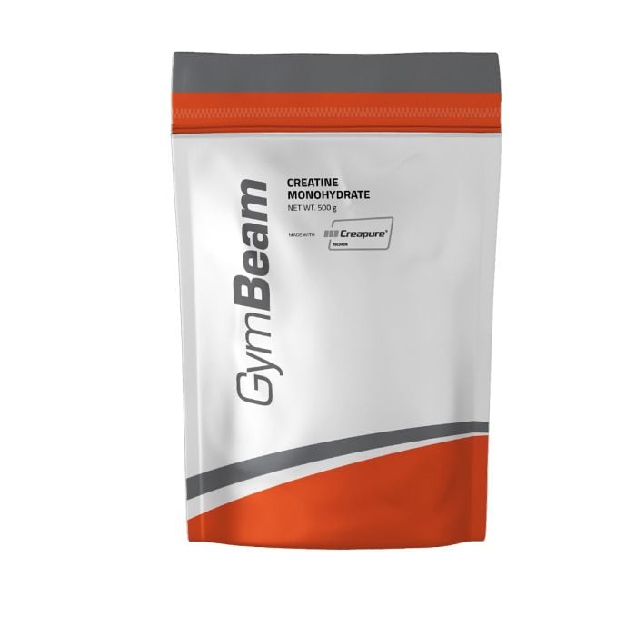 Creatină monohidrată 100% Creapure® - GymBeam 500 g - fără aromă - 01