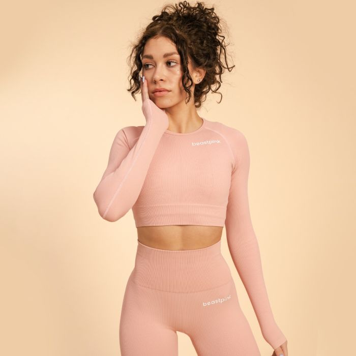 Tricou pentru femei Hyper Crop-Top Pink - BeastPink