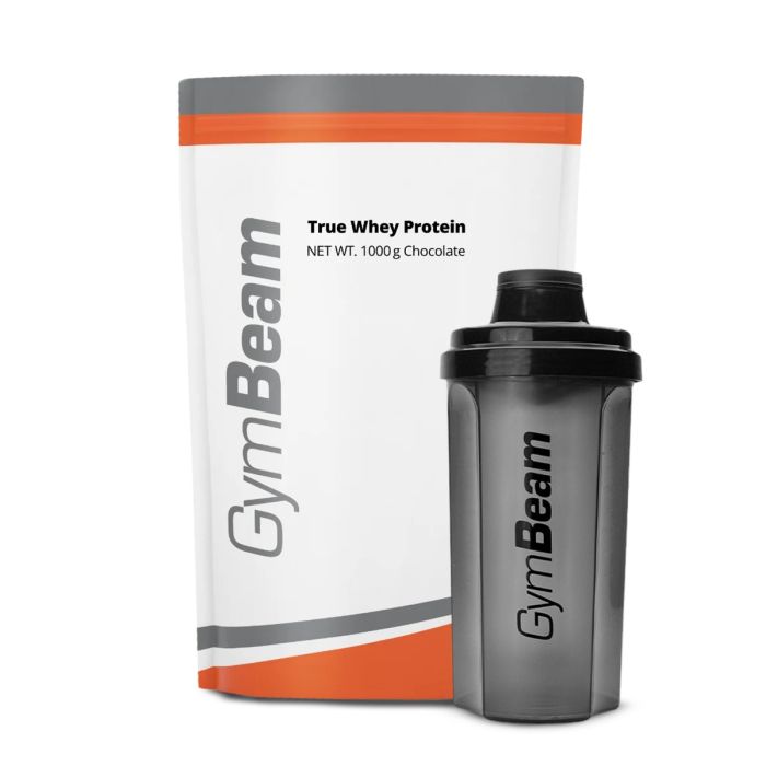 Proteină True Whey - GymBeam 1000 g - ciocolată - 00