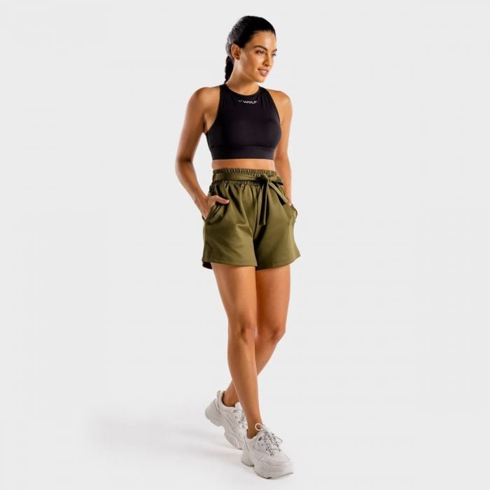 Pantaloni scurți pentru femei Do Knot Shorts Khaki - SQUATWOLF M