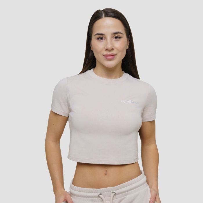 Tricou pentru femei Cropped Agile Desert - GymBeam L