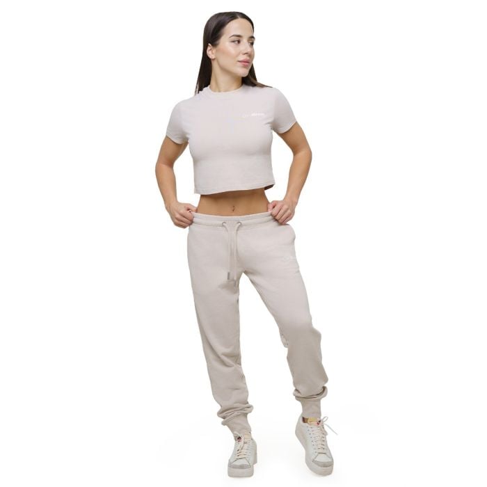 Tricou pentru femei Cropped Agile Desert - GymBeam L